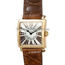 Ladies Large Franck Muller Master Square Yellow Gold 6002MQZRELR Watch