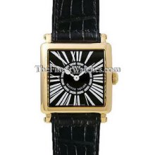 Ladies Large Franck Muller Master Square Yellow Gold 6002MQZR Watch