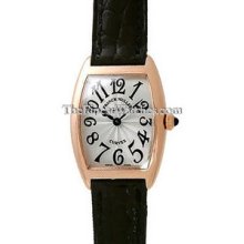 Ladies Medium Franck Muller Cintree Curvex Pink Gold 7502QZ Watch