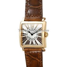 Ladies Medium Franck Muller Master Square Yellow Gold 6002LQZRELR Watch