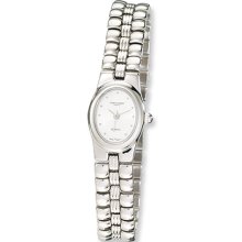Ladies Oval Panther Link Watch by Charles Hubert