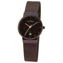 Ladies' Skagen Brown Stainless Steel Mesh Bracelet Watch (Model: 355SDD) casio