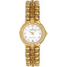 Ladies Universal Geneve Golden Shadow Watch 115.508 White Dial