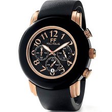 Ladies' Urban Spin Black & Rose Gold Watch