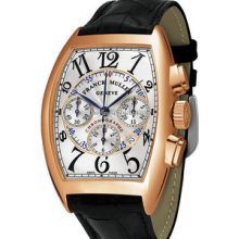 Large Franck Muller Curvex Chronograph 8880CCAT Pink Gold Watch