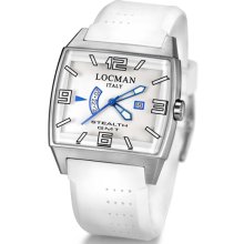 Locman Mens Stealth Watch GMT Video White 300WHBLWHR