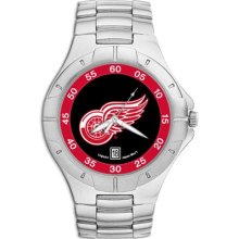 LogoArt NHL Men's Pro II Bracelet Watch with Full Color Team Logo Dial