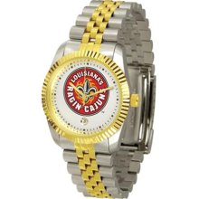 Louisiana-LaFayatte Ragin Cajuns ULL Mens Steel Executive Watch