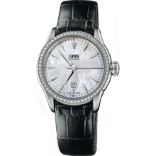 Lowest Price Oris Artelier Date Auto Ladies Watch â—„ Reduced â–º 56176044956ls