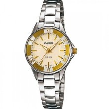 Ltp-1360d-9avdf Stainless Steel Casio Quartz Womens Analog Dress Watch