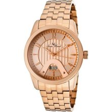 Lucien Piccard Watches Men's Diablons Rose Gold Tone Dial Rose Gold To