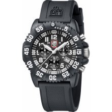 Luminox Evo Navy Seal Blackout Mens Chronograph Quartz Black Carbon 3081BO