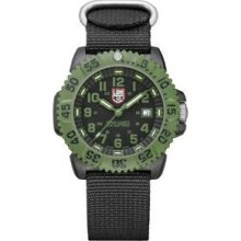 Luminox Mens OD Military 3040 Series Resin Watch - Black Nylon Strap - Black Dial - L3041