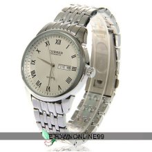 Luxury Design Casual Fashion Date Sport Men's Wrist Watch Gift 8086