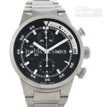 Luxury Mens Aquatimer Automatic Stainless Steel Black Dial Watch Spo