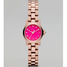 MARC by Marc Jacobs Rose Golden Sunray Watch, Knockout Pink