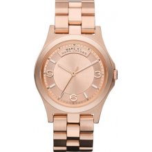 Marc by Marc Jacobs Rose Gold Tone Stainless Steel Bracelet Womans Watch MBM3184
