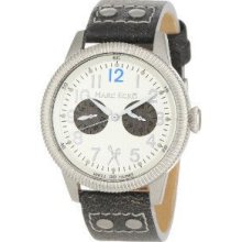 Marc Ecko E13513g1 Recon Silver Dial / Black Canvas Watch