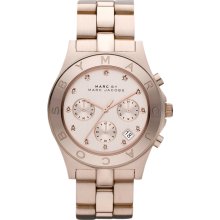 Marc Jacobs Women's Blade Pink Dial Watch MBM3102