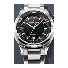 Maurice Lacroix Pontos S Diver Steel 43mm Watch - Silver Dial, Stainless Steel Bracelet PT6248-SS002-130 Sale Authentic