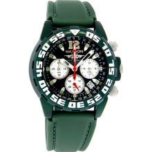 Maxson Flight Commander Mens Green Chronograph Watch