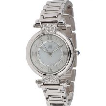 Melania Madison Avenue Bold Case Bracelet Watch - Silvertone - One Size