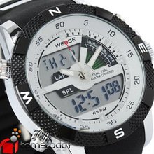 Men Digital Analog Sport Diving Quartz Wrist Watch-Deep Discount to Wholesale - Black - Metal