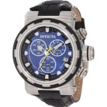 Men's 11229 Reserve Chronograph Blue Dial Black Leather