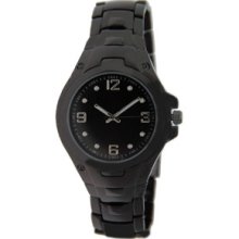 Men's Black Ion-plated Stainless Steel Watch In Box