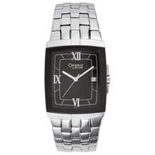 Men's Caravelle by Bulova Watch with Tonneau Black Dial (Model: