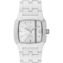 Men's Ceramic Case and Bracelet White Tone Dial