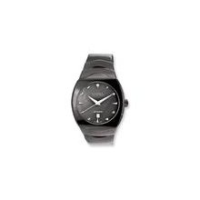 Mens Chisel Tungsten & Black Mother of Pearl Black Dial Watch