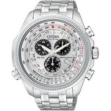 Men's Citizen Eco-Drive Perpetual Calendar Chronograph Stainless Steel Watch (Model: BL5400-52A) citizen