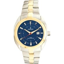 Mens Croton Stainless Steel Two-tone Date 10ATM Date Watch CN307288TTB