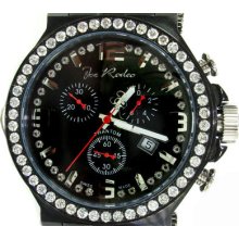 Mens Diamond Joe Rodeo Phantom JPTM45 Round Cut H Color 3.25ct