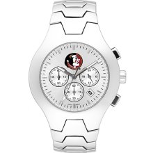 Mens Florida State University Seminoles Watch - Stainless Steel Hall-Of-Fame