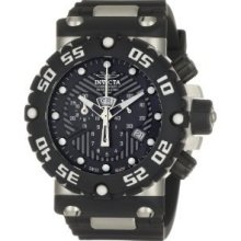 Mens Invicta 0653 Subaqua Nitro Swiss Made Chronograph Rubber Divers Watch