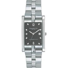 Mens Kenneth Cole New York Steel Date Watch KC3315 ...