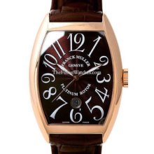 Mens Large Franck Muller Curvex Date Pink Gold 8880SCDT Watch