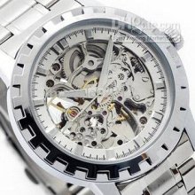 Mens Luxury Automatic Watches Wilon Sport Stainless Steel Window Fra