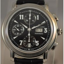 Mens Maurice Lacroix Chronograph Automatic Day Date Valjoux 7750 Swiss Watch