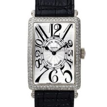 Mens Medium Franck Muller Long Island White Gold 1000SCD Watch