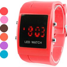 Men's Plastic Digital LED Watch Wrist (Assorted Colors)