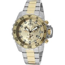 Men's Pro Diver Special Chronograph Two Tone Stainless Steel Case and Bracelet G