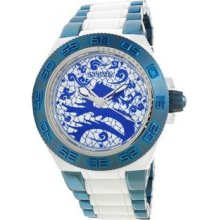 Men's Subaqua Dragon Dynasty Stainless Steel Case and Bracelet Blue