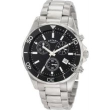 Mens Swiss Made Rotary Gb00033/04 Stainless Steel Bracelet Chronograph