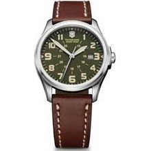 Men's Victorinox Swiss Army Infantry Vintage Watch with Olive Green