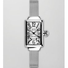 Miami Beach by Glam Rock Small Mesh-Strap Rectangular Watch