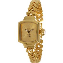 Miami Beach by Glam Rock Art Deco 24mm Gold Plated Watch - MBD27151 Watches : One Size