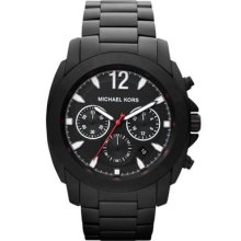 Michael Kors Chronograph Black S/s Mens Watch Mk8282